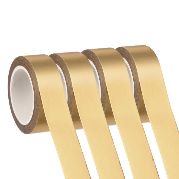 PATIKIL 和紙テープ ジャーナリング スクラップブッキング ギフトラッピング用 4巻 低粘着性...