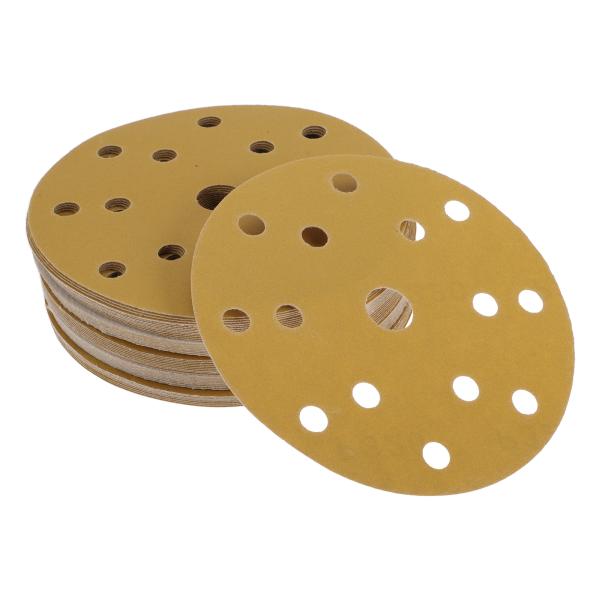 Partuto 50 Pcs 6" 15 Hole 320 Grit Universal Sandi...