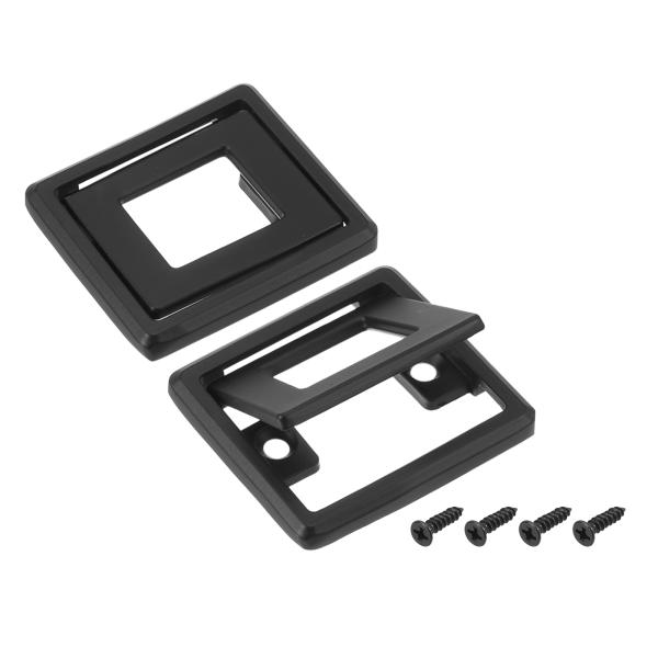 uxcell 2個 フラッシュプルハンドル 1.3" ホールセンター隠し埋め込み家具グリップキャビネ...