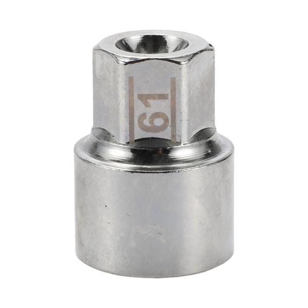 A ABSOPRO ホイールロックナット#61 9/10" 直径 15角溝 防盗スクリューナット取り...