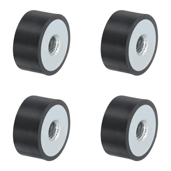 uxcell 4個20 x 10mm M6女性スレッドゴムマウント 振動アイソレーター アンチ振動パ...