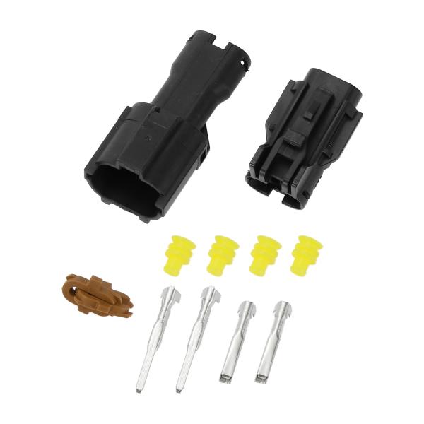 Partuto デイタイムランニングライトフォグランプコネクタープラグインナーメスオスワイヤーターミ...