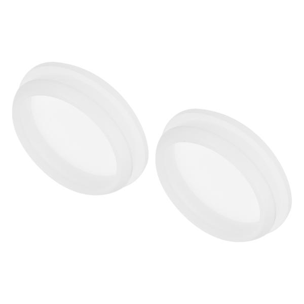 uxcell 穴埋めキャップ 2個シリコン スナップイン ロッキング ホール プラグ 48.6mm直...