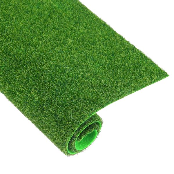 uxcell 人工芝ターフマ ット 人工芝ラグカーペ ット リアル 屋外 ガーデン 芝生 風景装飾 ...