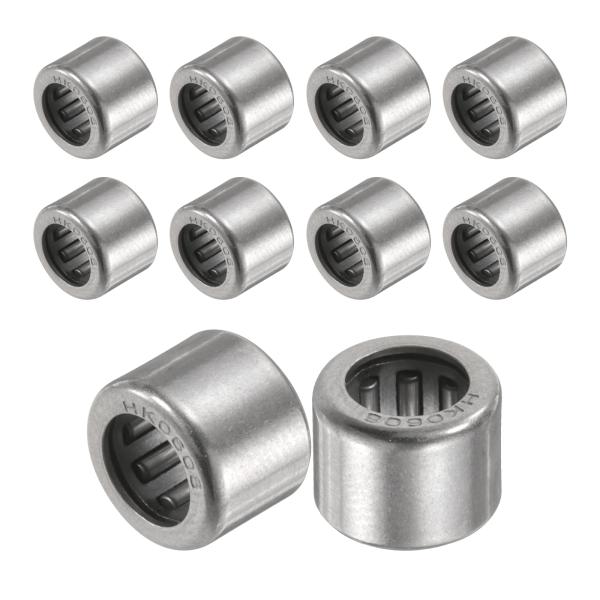 uxcell 10個H K0608ニードルローラーベアリングワンウェイベアリング6.5x10x8mm...