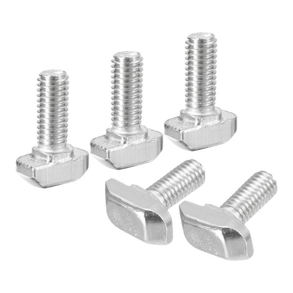 uxcell 10個のTスロットボルト M6 x 16mm 槌ヘッドボルト Tスクリュードロップイン...
