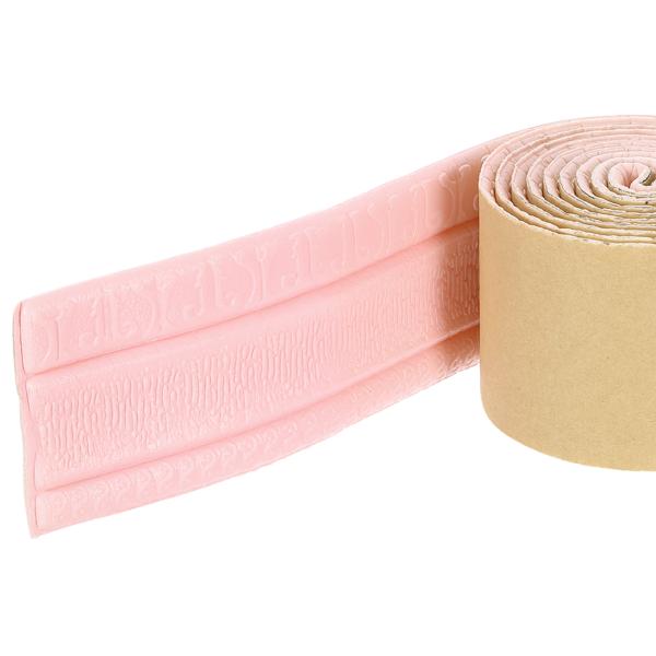 uxcell 自己接着式 フォーム成形トリム 3"×7.54フィート 柔軟な壁紙ボーダー3Dウォール...