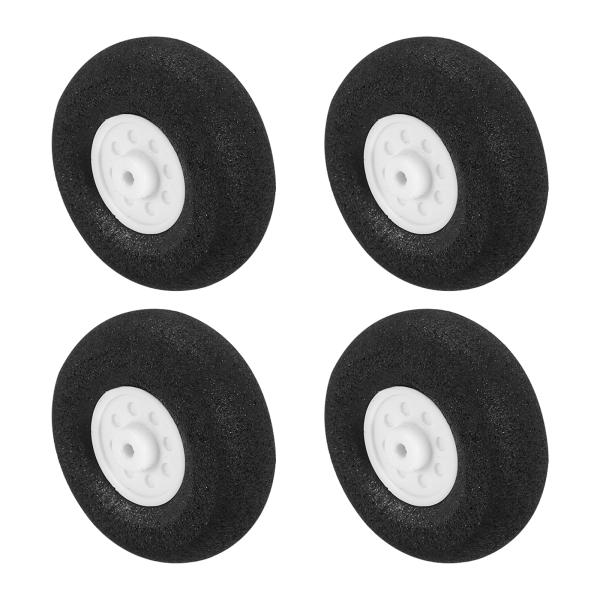 uxcell RC飛行機 車輪 1.26"OD x 0.43"T x 航空機用スポンジホイール フォ...