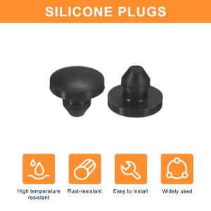uxcell シリコンプラグ ゴム製丸型 スナ...の詳細画像4
