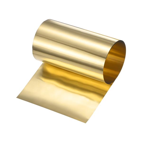 M METERXITY 真鍮シートロール 39"x 8"x 0.004"(LxWxT)金属箔プレート...