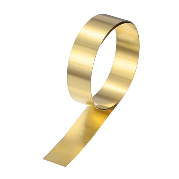 M METERXITY 真鍮シートロール 39"x 0.8"x 0.004"(LxWxT)金属箔プレ...