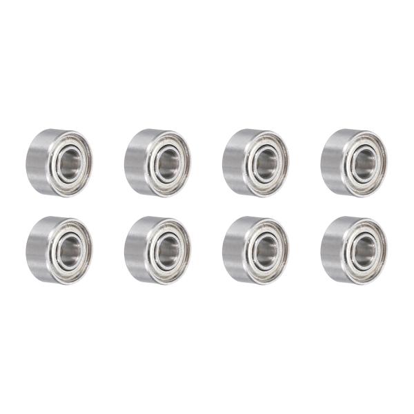 uxcell 8個R2-5ZZディープグルーブボールベアリングZ2 1/8"x5/16"x9/64"...