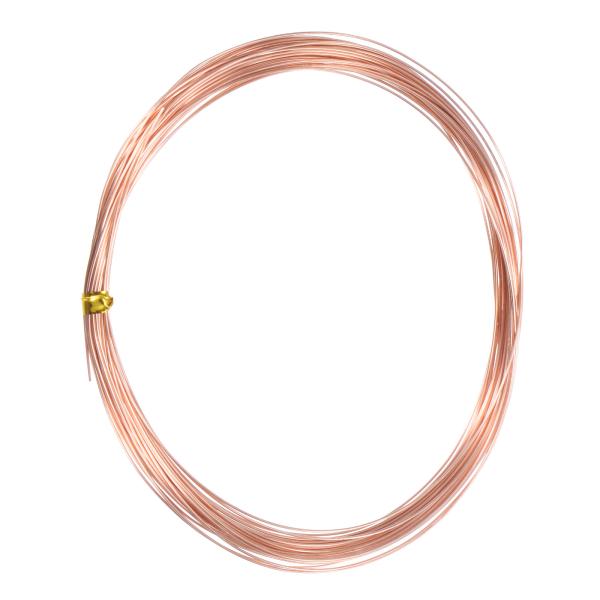 M METERXITY 99.9%ソフト銅線 24ゲージ33FT純銅線 DIYクラフト/宝石作り/ガ...