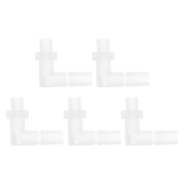 RATCHROLL 5個のプラスチックホースバーブフィッティング3/8"ホースバーブG1/8メスNP...