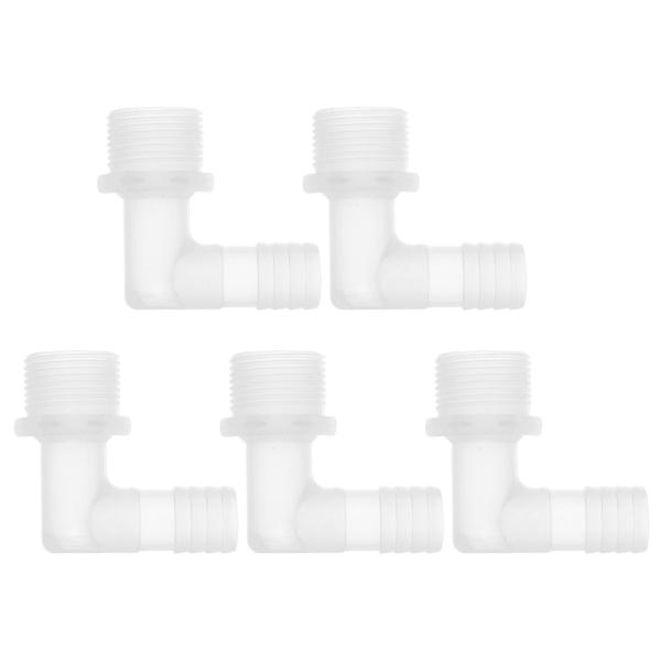 RATCHROLL 5個のプラスチックホースバーブフィッティング5/8"ホースバーブG3/4メスNP...
