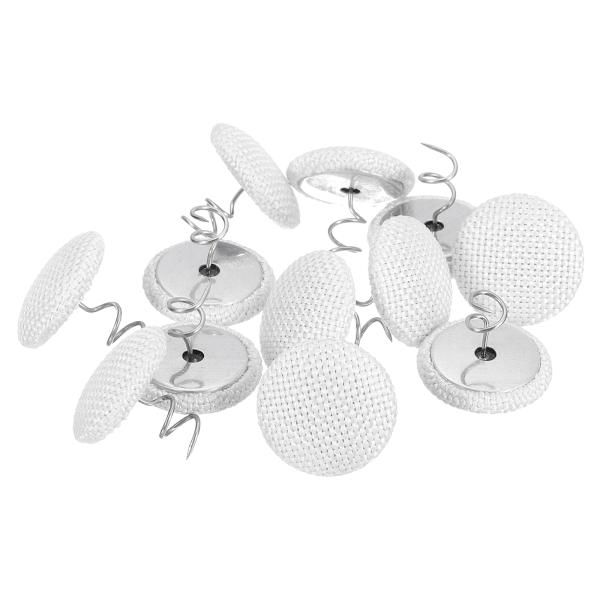 uxcell 12個 アップホルスタリータックスツイス トピン 20mm ベッドスカートピン ファブ...