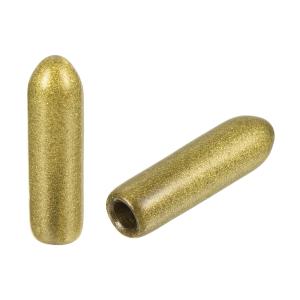 uxcell 50個 丸型ゴムエンドキャップ 1/10