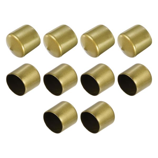 uxcell ゴム製エンドキャップ 36mm ID ビニール製ラウンドエンドキャップカバー ネジ山プ...