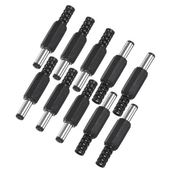 M METERXITY 10個入りDCメスコネクタ 5.5x2.1mm純銅芯バ レルコネクタプラグ ...