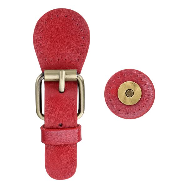 uxcell 1個 レザースナップバックルスナップボタンクロージャー 財布 やトート用 レザークロー...