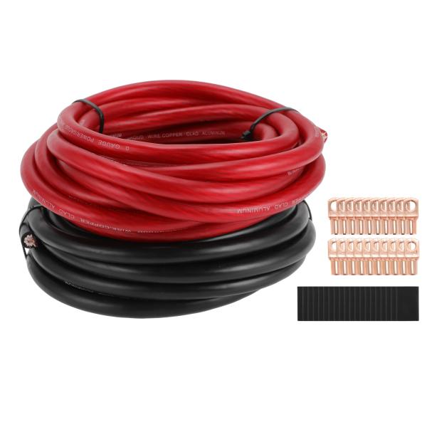 Motoforti ユニバーサルグラウンドワイヤーパワーワイヤー20FT完全絶縁＆ソフトタッチジャケ...