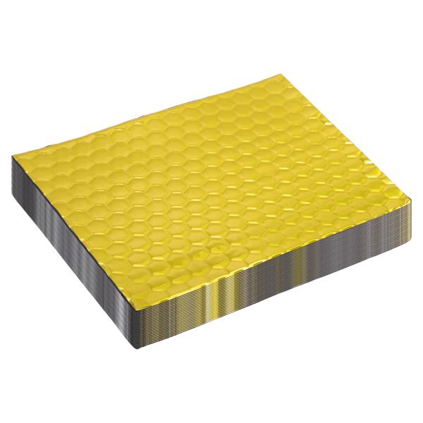 X AUTOHAUX 24個100mil 2.5mm 25sqftカーサウンドデッドニングマットブチ...