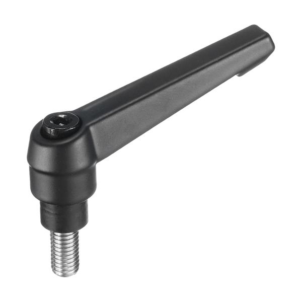 uxcell 調整可能なクランピングレバーハンドルM8 x 15mmメトリック304ステンレススチー...