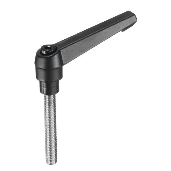 uxcell 可変クランプレバーハンドル M8 x 50mm メトリック 304ステンレススチール ...