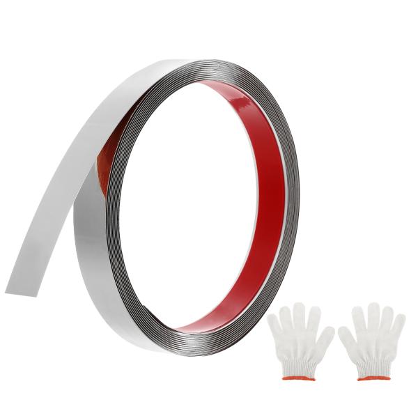 uxcell 16.4ft x 0.79" ウォールトリム成形トリム ピールアンドスティック自己粘着...