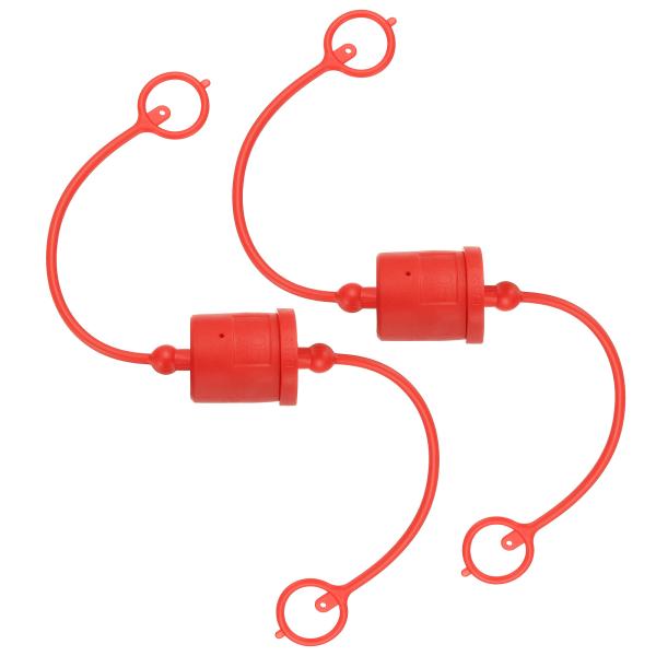 PATIKIL 2セット1/2" ISO-Bハイドロリックカプラーメールダストキャップと女性プラグカ...