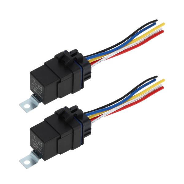 HOPESPANNER 5 Pins 24V 80A オートリレー ハーネスソケット付き 防水カーリ...