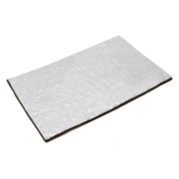 X AUTOHAUX 157mm 4mm 1.3sqft カーサウンドデッドニングマット アルミヒー...