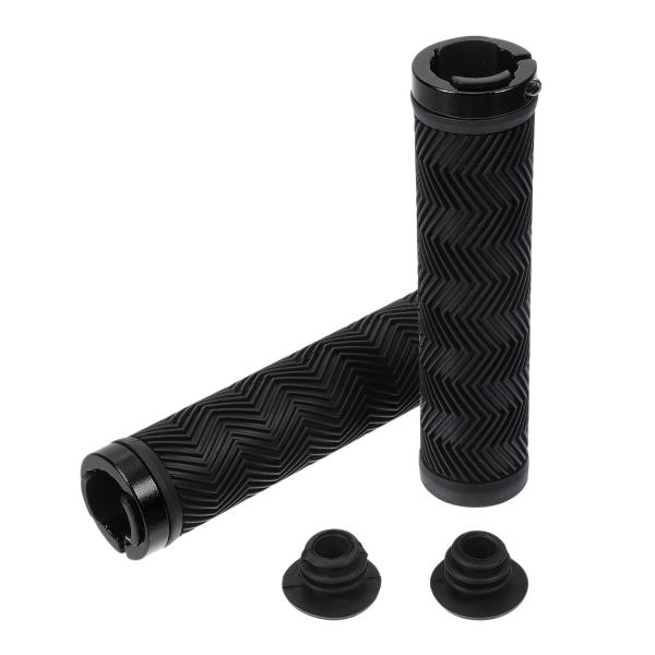 BULLSPANN 1セット 自転車ハンドルバーグリップ 滑り止め 人間工学設計 自転車グリップ ロ...