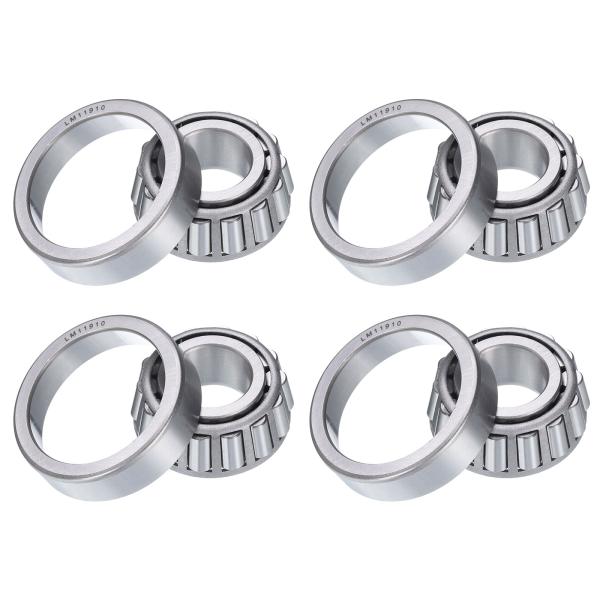 uxcell 4個のLM11949/LM11910円錐ころ軸受コーンとカップ 0.75インチボア x...