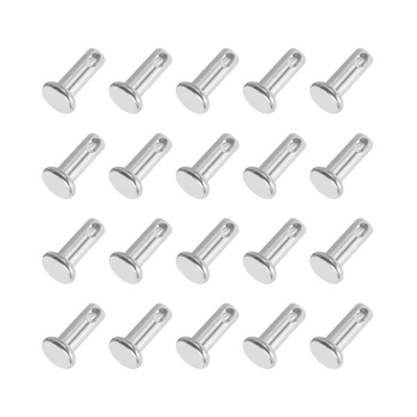 PATIKIL 5 x 12 mm シングルホールクレビスピン 20個304ステンレスヒッチピンロッ...
