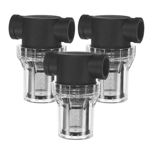 M METERXITY 3パック 80メッシュステンレススチールフィルタースクリーン付きウォーターポ...