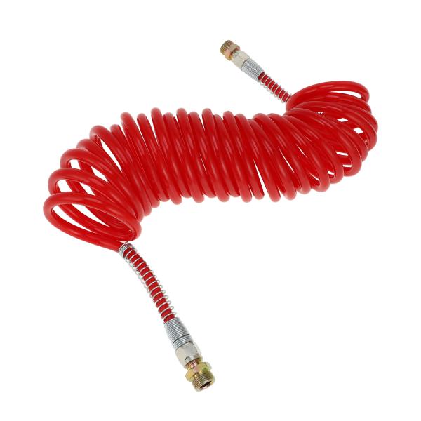 Partuto トラックトラクター用のM22x1.5 NPTフィッティングPUアイアンレッド24.5...