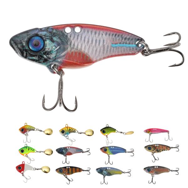 CAPASTEC メタルバイブ バイブレーション ルアー 鉄板バイブ 釣り ルアー 淡水と海水用 1...