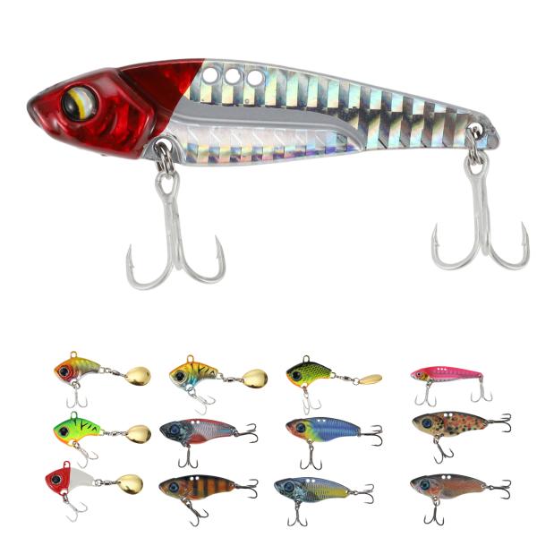 CAPASTEC メタルバイブ バイブレーション ルアー 鉄板バイブ 釣り ルアー 淡水と海水用 1...