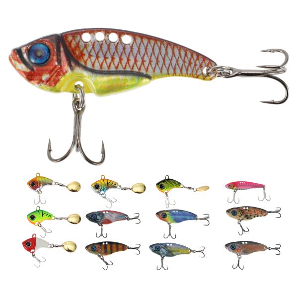 CAPASTEC メタルバイブ バイブレーション ルアー 鉄板バイブ 釣り ルアー 淡水と海水用 1...