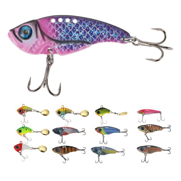 CAPASTEC メタルバイブ バイブレーション ルアー 鉄板バイブ 釣り ルアー 淡水と海水用 1...