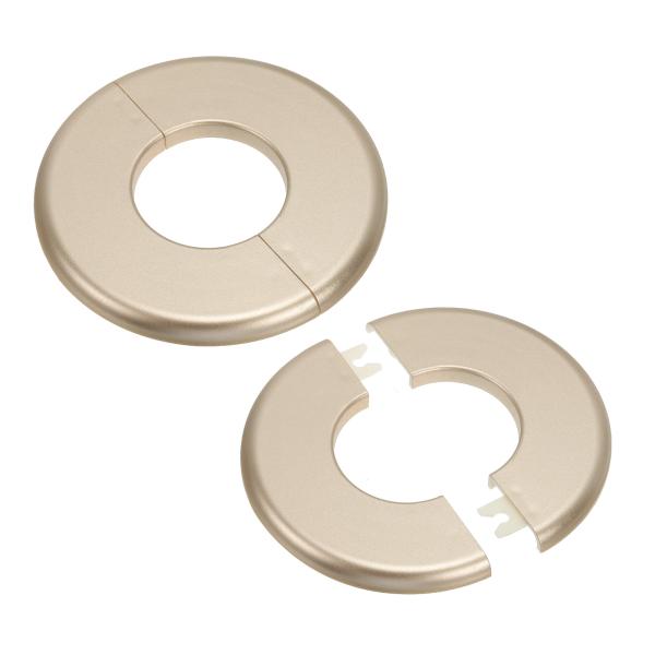 PATIKIL 壁用スプリットフランジ1.73"（44mm）2個A BSラウンド自己粘着エスカッショ...