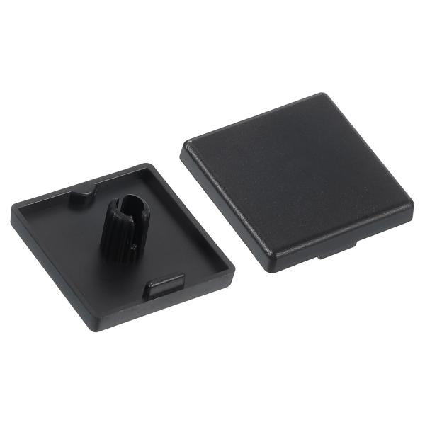 uxcell 10個 押出しエンドキャップナイロン 20x20mm Tスロットアルミニウムプロファイ...