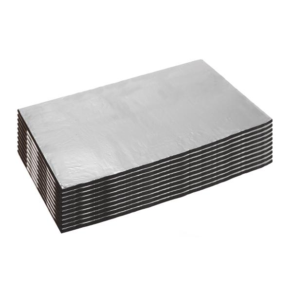 X AUTOHAUX 10個 197mil 5mm 0.46平方フィート カーサウンドデッドニングマ...