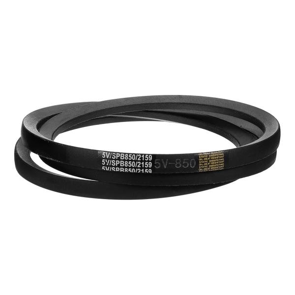 uxcell 5V850 Vベルト クラシックラ ップラバーベルト85"外周x 0.62"幅x 0....