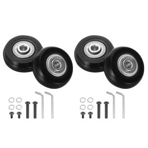 uxcell 2個セットの荷物用交換用ホイール 43x18 mm/1.7