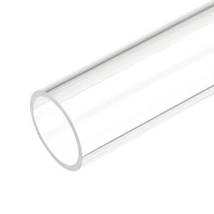 uxcell アクリルパイプ 透明 硬質 丸型 プラスチック チューブ 内径