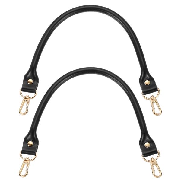 uxcell レザーパースストラップ 2個セット 400mm/15.75" 牛革パース交換ハンドル用...