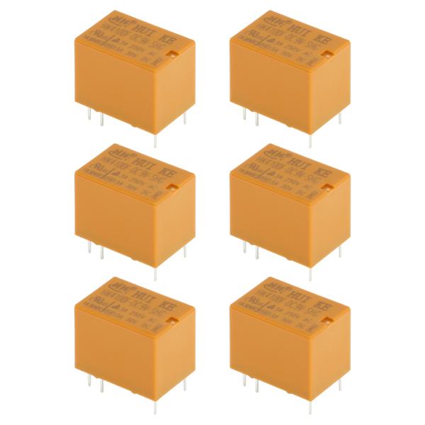 VekAuto 6 Pins DC9V 3A 6Pcs 自動リレー 防水カー リレー カーバイクトラ...