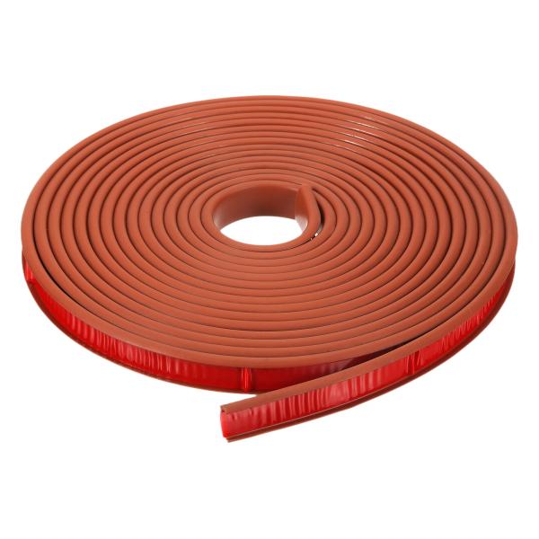 uxcell U字型エッジバンディング 16.4ft自己粘着UチャンネルエッジプロテクターTPEフレ...